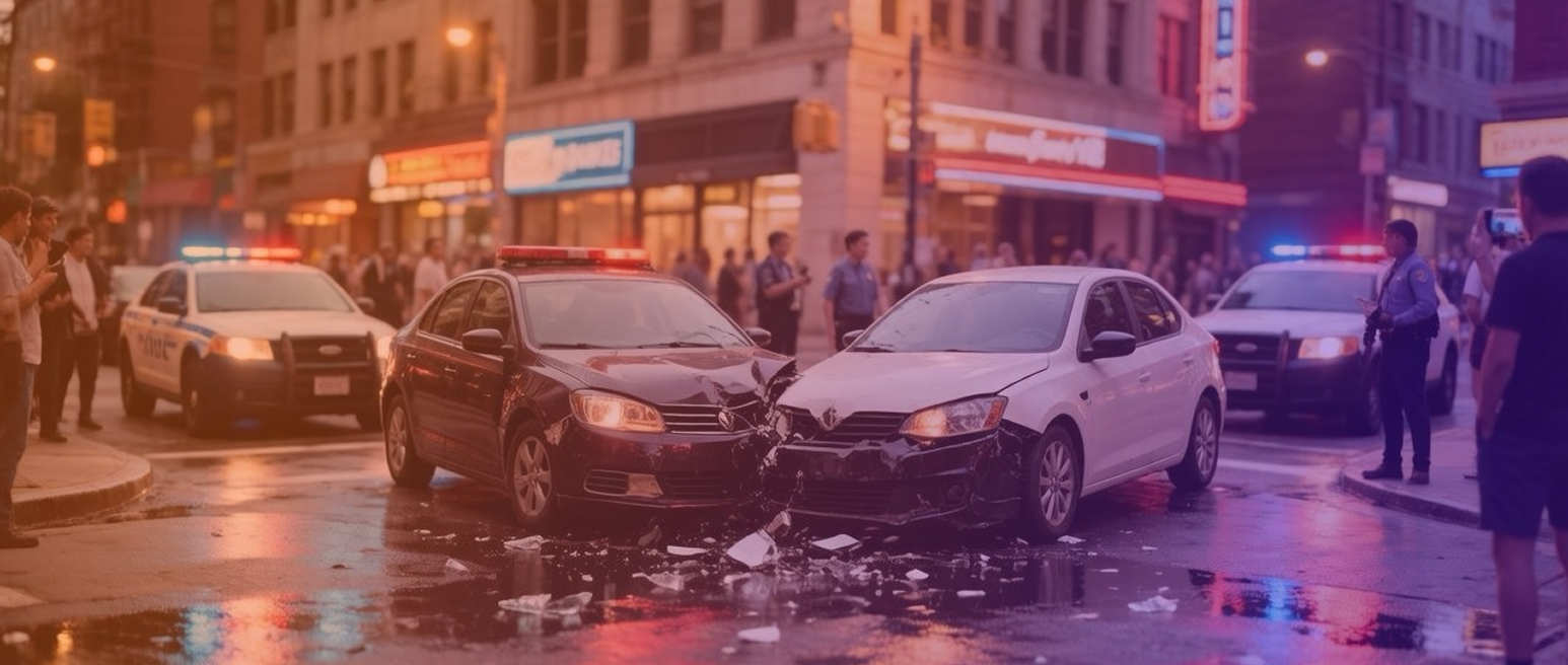 Police report и DMV report после аварии в США